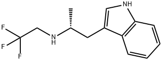 (R)-1-(1H-indol-3-yl)-N-(2,2,2-trifluoroethyl)propan-2-amine 结构式