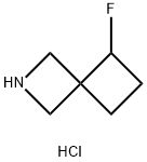 5-fluoro-2-azaspiro[3.3]heptane hydrochloride 结构式