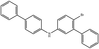 N-(6-溴 - [1,1'-联苯] -3-基) - [1,1'-联苯基] -4-胺 结构式