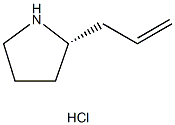 (S)-2-烯丙基吡咯烷盐酸盐 结构式