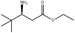 ethyl (S)-3-amino-4,4-dimethylpentanoate 结构式