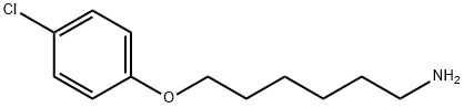 6-(4-chlorophenoxy)hexyl-1-amine 结构式