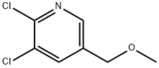 2,3-dichloro-5-(methoxymethyl)pyridine 结构式