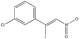 3-chloro-1-(1-iodo-2-nitro vinyl) benzene 结构式