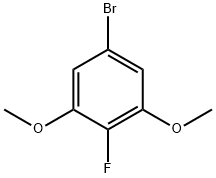 2,6-二甲氧基-4-溴-1-氟苯 结构式