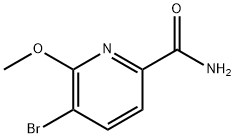5-溴-6-甲基吡啶酰胺 结构式