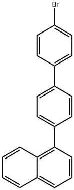 1-(4'-溴苯基-4-基)萘 结构式