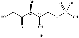 D-XYLULOSE 5-PHOSPHATE LITHIUM SALT 结构式