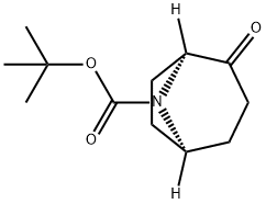 8-BOC-2-OXO-8-AZABICYCLO[3.2.1]OCTANE 结构式