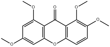 9H-Xanthen-9-one, 1,2,6,8-tetramethoxy- 结构式