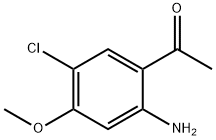 1-(2-氨基-5-氯-4-甲氧基苯基)乙烷-1-酮 结构式
