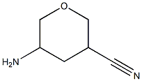 5-氨基四氢-2H-吡喃-3-腈 结构式