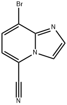 8-溴咪唑并[1,2-A]吡啶-5-甲腈 结构式