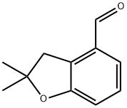 2,2-dimethyl-2,3-dihydro-1-benzofuran-4-carbaldehyde 结构式