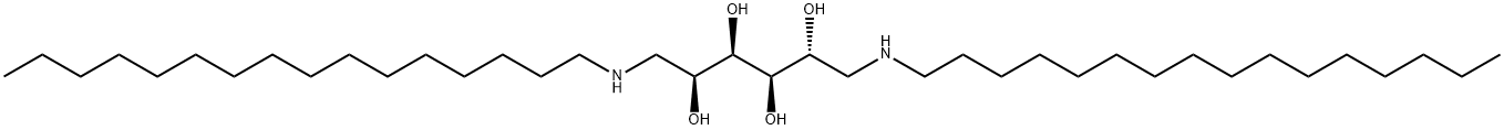 (2R,3R,4R,5S)-1,6-bis(hexadecylamino)hexane-2,3,4,5-tetraol 结构式