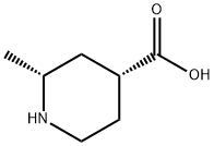 (2R,4R)-2-methylpiperidine-4-carboxylic acid 结构式