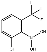 2-羟基-6-三氟甲基苯基硼酸 结构式