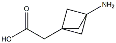 2-{3-aminobicyclo[1.1.1]pentan-1-yl}acetic acid 结构式