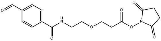 ALD-PH-AMIDO-PEG1-C2-NHS ESTER 结构式