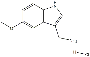 [(5-Methoxy-1h-indol-3-yl)methyl]amine hydrochloride 结构式