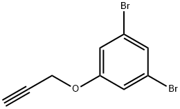 1,3-Dibromo-5-(prop-2-yn-1-yloxy)benzene 结构式