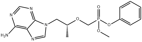 methyl phenyl((((R)-1-(6-amino-9H-purin-9-yl)propan-2-yl) oxy)methyl)phosphonate fumaric acid salt 结构式