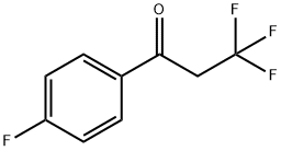 3,3,3-三氟-1-(4-氟苯基)丙烷-1-酮 结构式