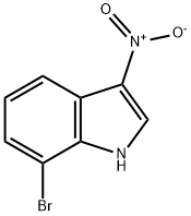 7-Bromo-3-nitro-1H-indole 结构式