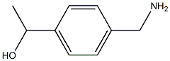 1-(4-(氨基甲基)苯基)乙醇 结构式