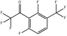 1-(2,6-DIFLUORO-3-(TRIFLUOROMETHYL)PHENYL)-2,2,2-TRIFLUOR 结构式