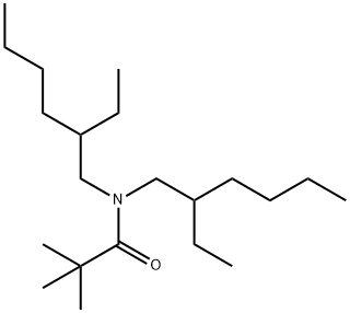 N,N-二(2-乙基己基)-2,2-二甲基丙酰胺 结构式