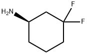 (R)-3,3-二氟环己烷-1-胺 结构式