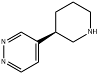 (R)-4-(piperidin-3-yl)pyridazine 结构式