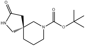 tert-butyl (S)-3-oxo-2,7-diazaspiro[4.5]decane-7-carboxylate 结构式