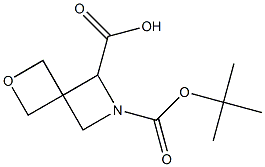 6-(叔丁氧羰基)-2-氧杂-6-氮杂螺[3.3]庚烷-5-羧酸 结构式