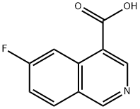 6-氟异喹啉-4-羧酸 结构式