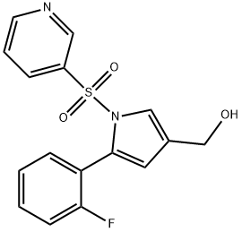 (5-(2-fluorophenyl)-1-(pyridin-3-ylsulfonyl)-1H-pyrrol-3-yl) methanol