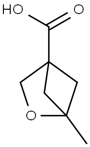 1-methyl-2-oxabicyclo[2.1.1]hexane-4-carboxylic acid 结构式