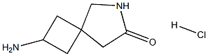 2-amino-6-azaspiro[3.4]octan-7-one hydrochloride 结构式