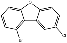 1-溴-8-氯二苯并呋喃 结构式