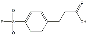 3-[4-(氟磺酰基)苯基]丙酸 结构式