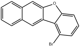1-溴萘并[2,3-B]苯并呋喃 结构式