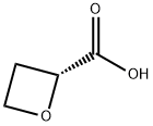 (R)-氧杂环丁烷-2-羧酸 结构式