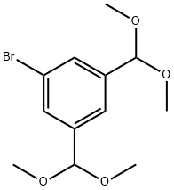 1-Bromo-3,5-bis(dimethoxymethyl)benzene 结构式