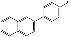 2-(4-氯苯基)萘 结构式