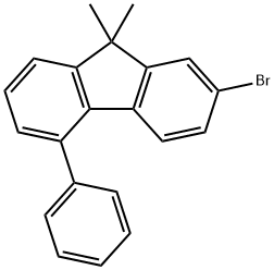 2-溴-9,9-二甲基-5-苯基-9H-芴 结构式