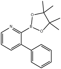 3-Phenylpyridine-2-boronic acid pinacol ester 结构式