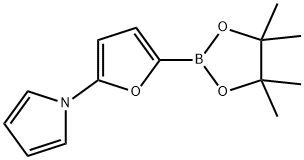 5-(1H-Pyrrol-1-yl)furan-2-boronic acid pinacol ester 结构式