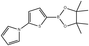 5-(1H-Pyrrol-1-yl)thiophene-2-boronic acid pinacol ester 结构式