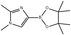 1,2-dimethyl-4-(4,4,5,5-tetramethyl-1,3,2-dioxaborolan-2-yl)-1H-imidazole 结构式